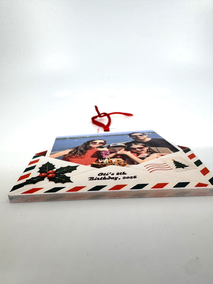 Christmas Letter Ornament