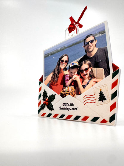 Christmas Letter Ornament