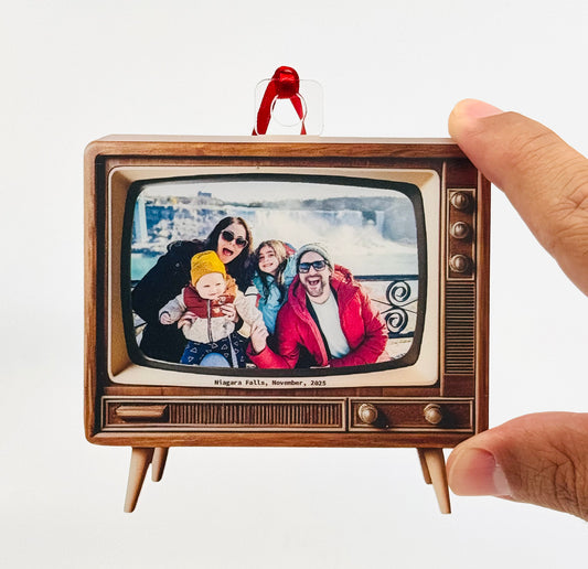 Old TV Ornament
