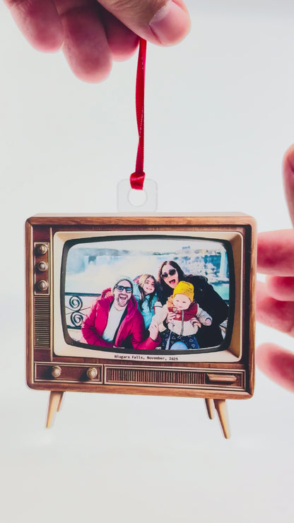 Old TV Ornament